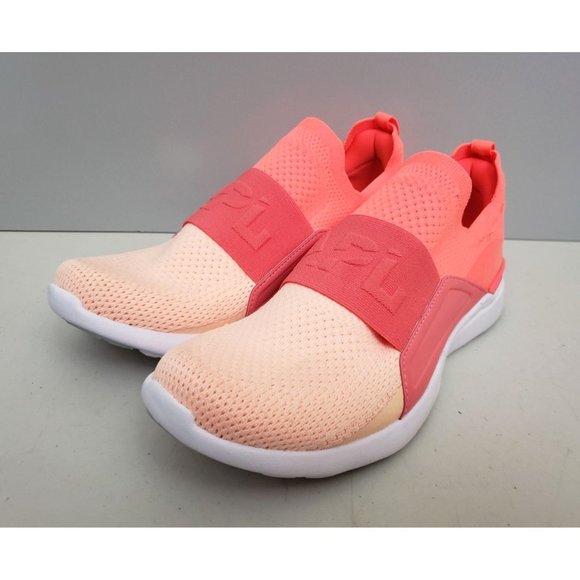 Free People APL Techloom Bliss Trainers Laser Red Fire Coral Faded